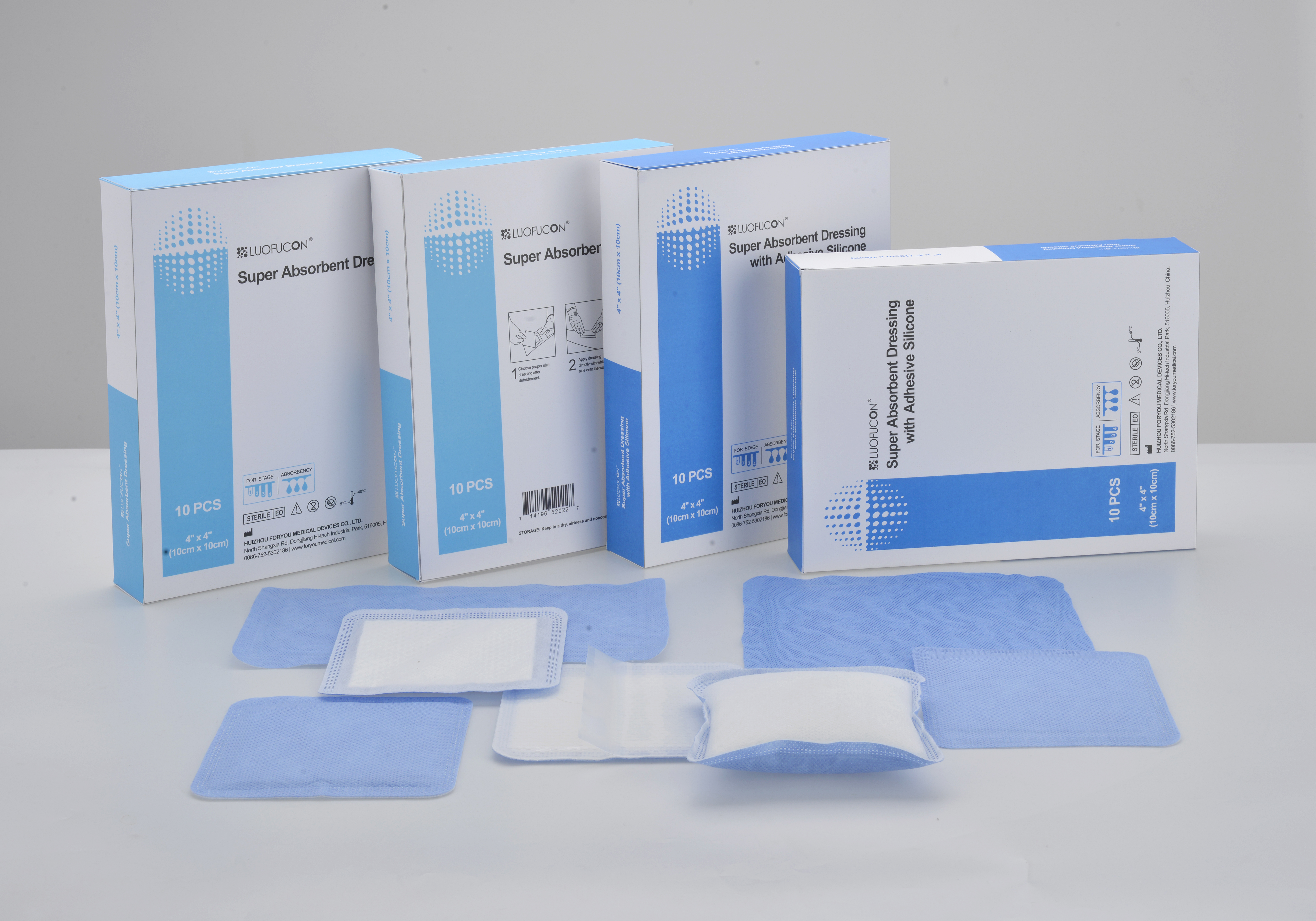 Wound Care Hypoallergenic Bordered Super Absorbent Dressing