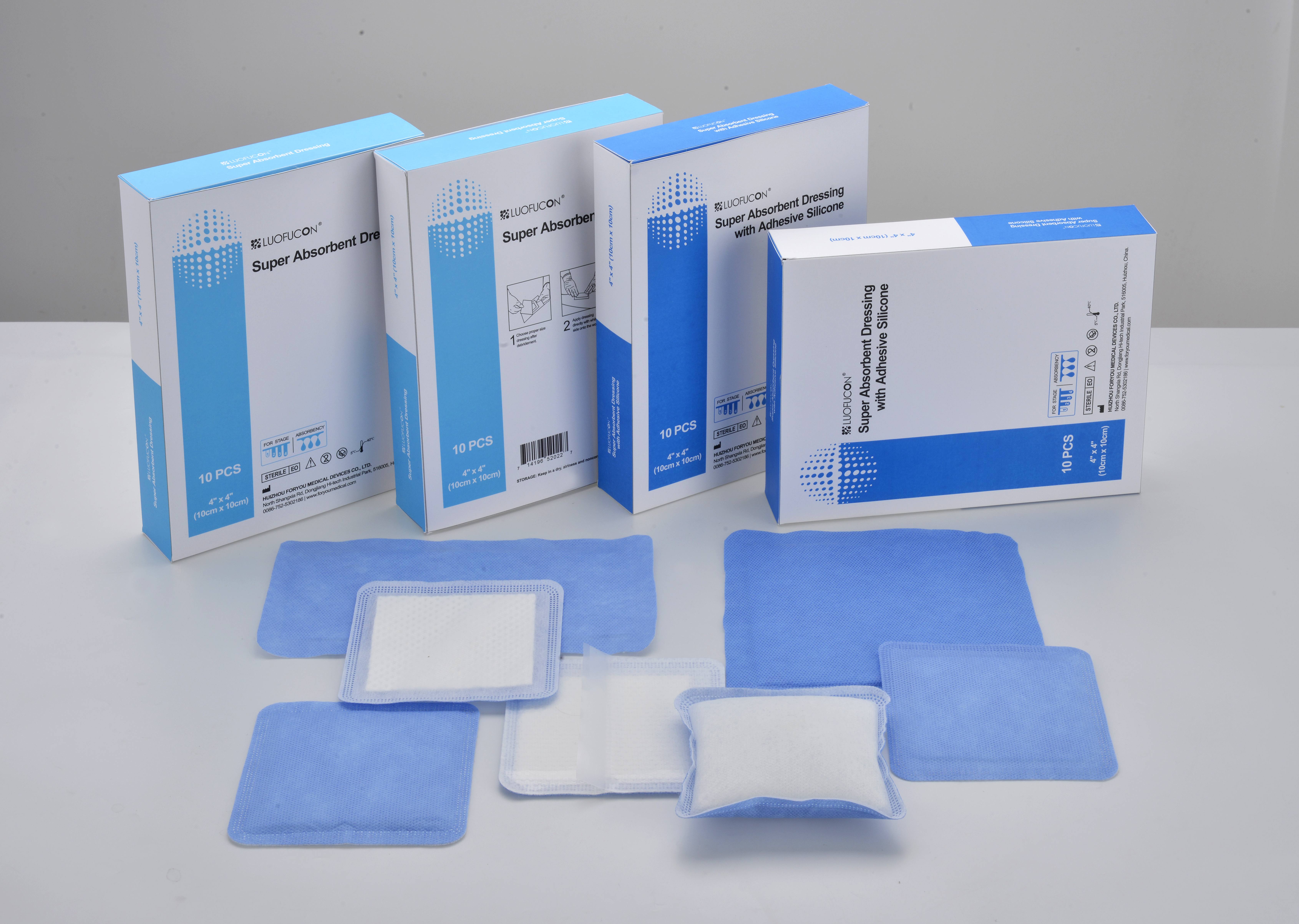 Wound Care Sterile Disaposable Super Absorbent Dressing